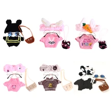 

4Pcs/set 30cm Lalafanfan Duck Toy Clothes Set Plush Toys Cartoon Flifan Clothes For Duck 30 Cm Stuffed Dolls Accessories