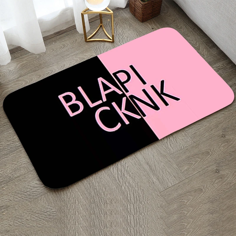 Room Mats KpopBlackpink Bathroom Rug Balcony Mat for Hallway Kitchen
