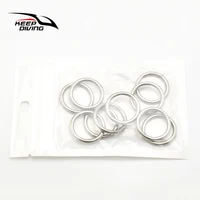 KEEP DIVING 10 PCS 20MM 316 Stainless Steel Welded Durable Round O Rings BCD Accessories Diving Equipment 2