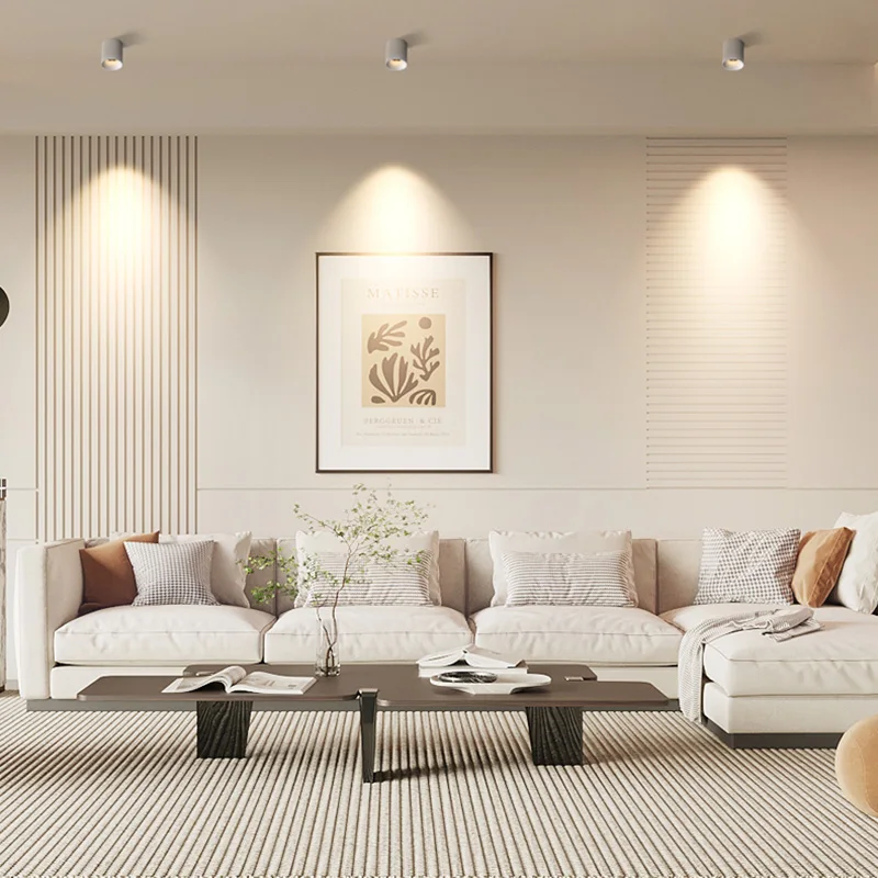 New LED Downlight Surface Installation Anti-glare COB Spotlights Living Room Bedroom Corridor Kitchen Eye Protection Spotlights
