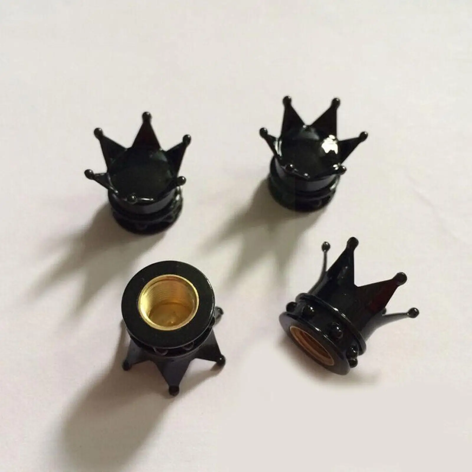 Wheel Tire Valve Caps Cover Silver Crown BLACK Diamond Stem Car Caps Cover Air Dust Truck Tyre Valve Motorcycle Bicycle Q6H J9Z4