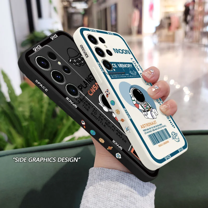 Cosmic Explorer Phone Case with Astronaut Design