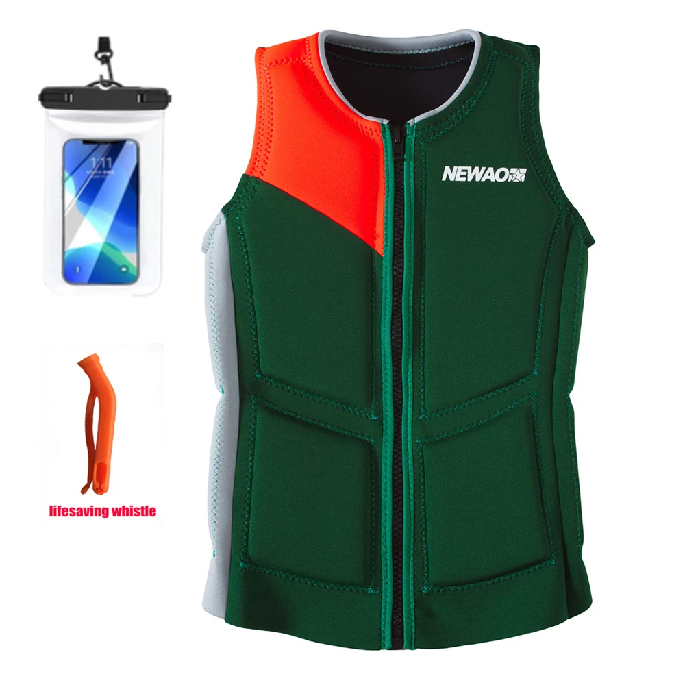 

Adult Swimming Buoyancy Vest Portable Water Sports Ultra Light Surfing Lifejacket Fishing Motorboat Zipper Safety Lifejacket