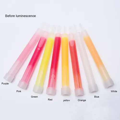 5pcs 6 Inch Camping Glow Sticks Waterproof Non-toxic Hiking Camping Equipment Outdoor Emergency Glow Sticks with Hook - Image 5