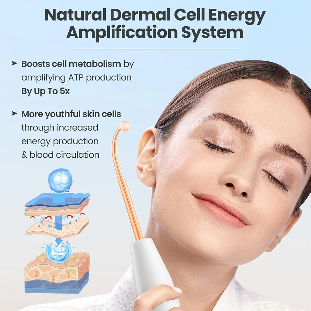 High Frequency Electrotherapy Neon Facial Skin Massage Wand