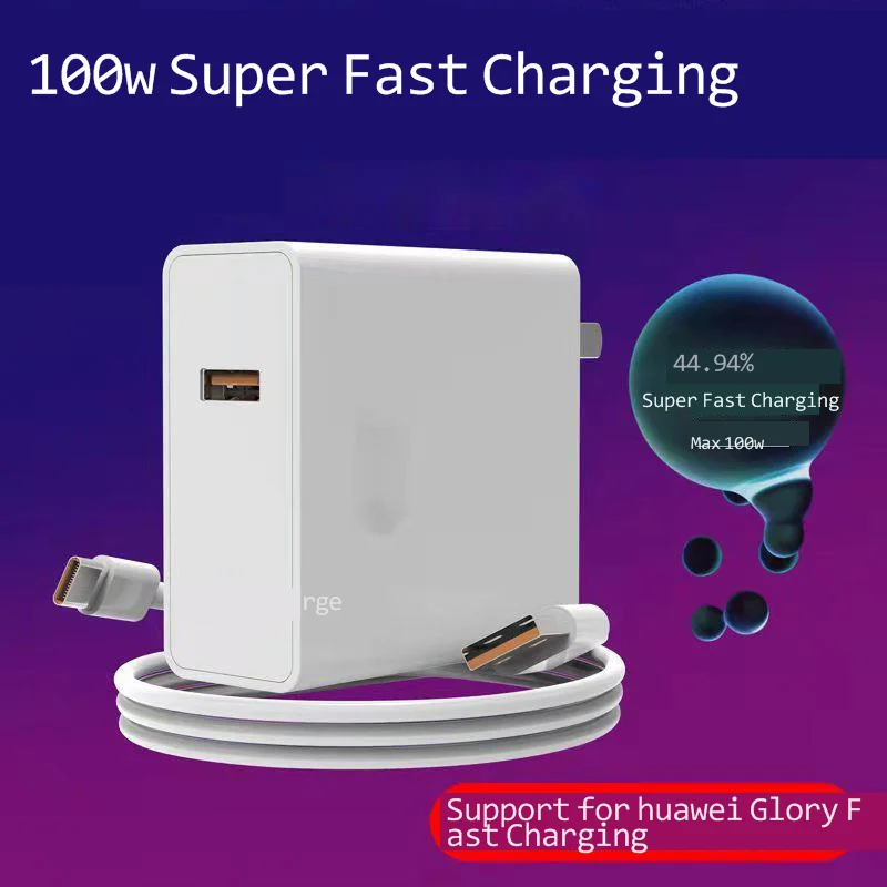 For Huawei Charger 100w Super Fast Charging For Honor P50se / 50pro