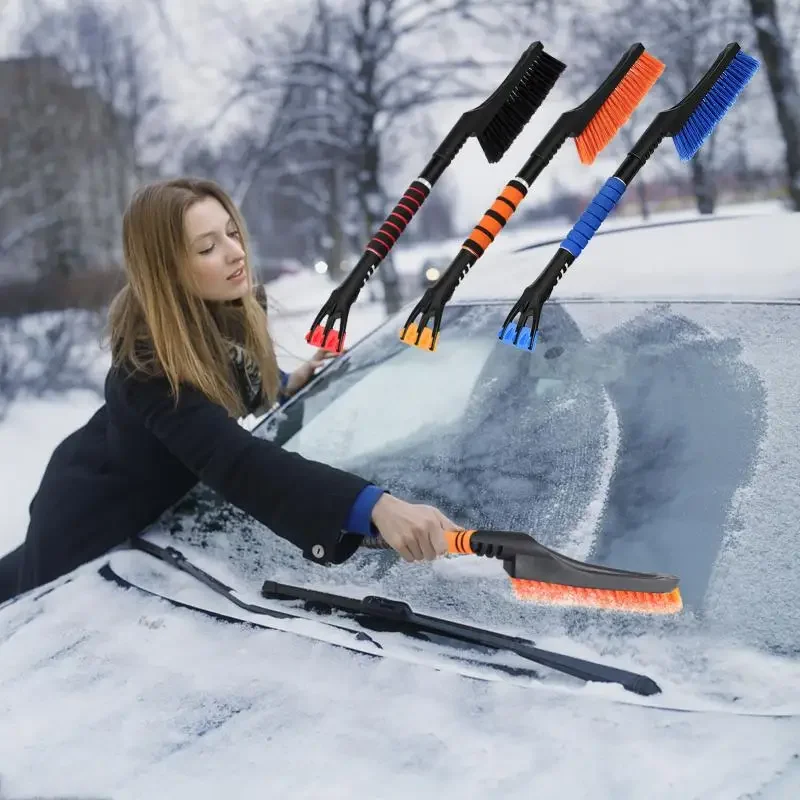 Auto Ice Scraper Windshield Ice Breaker Quick Clean Glass Brush Snow Remover Cleaner Tool Auto Window Winter Snow Brush Shovel