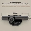 Thermostatic Shower Set Intelligent Three-Speed Home Wall-Mounted Shower Copper Shower Booster Waterfall Faucet 5