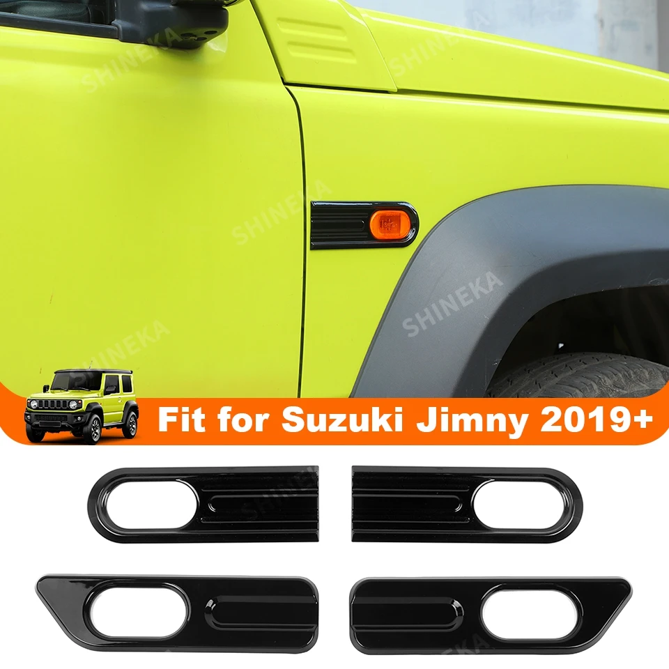 SHINEKA Auto-Kotflügel vorne, Blinker, Dekoration, Abdeckung für Suzuki Jimny 2019 2020 2021 2022 2023, Außenzubehör – Detail 1