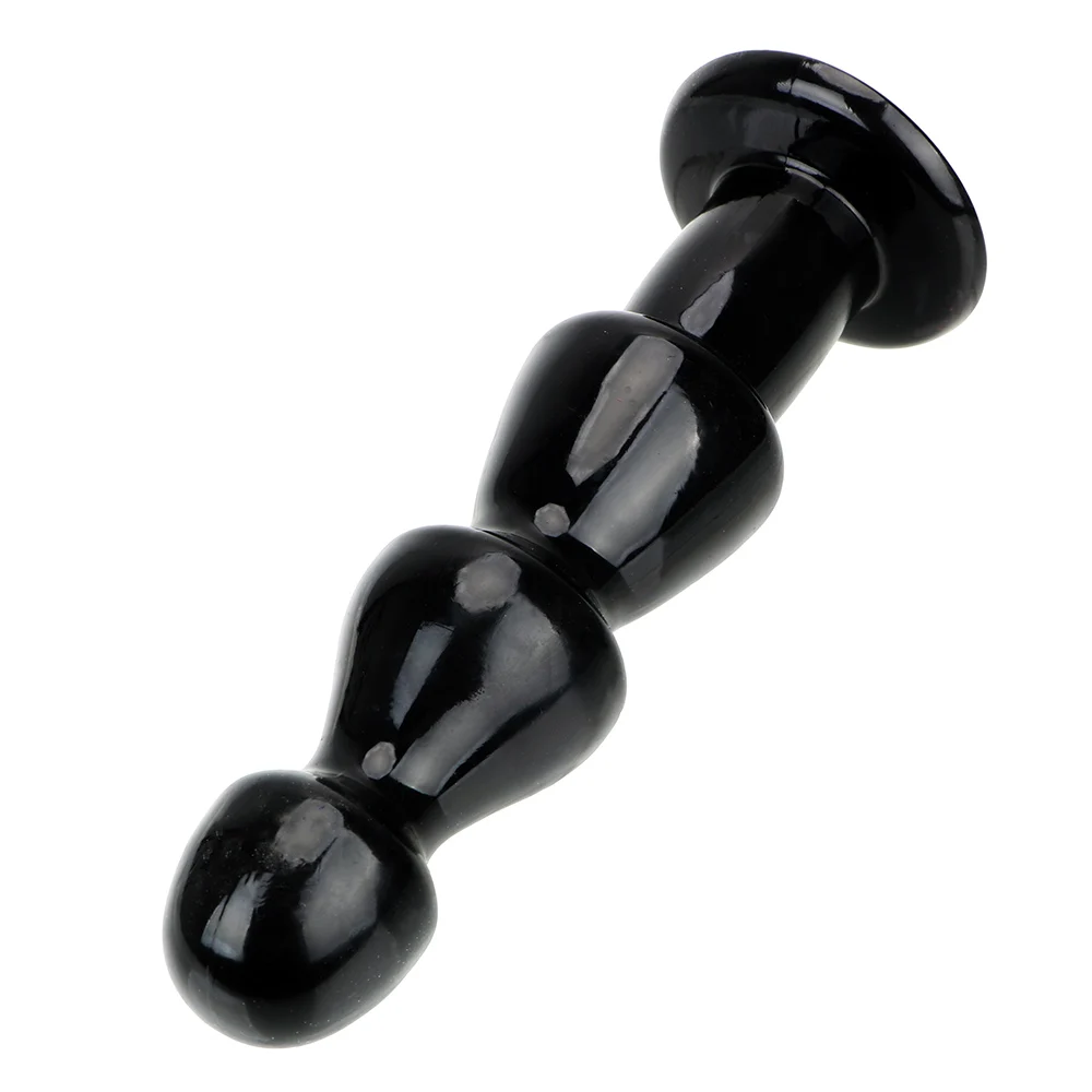 Butt Plug di dimensioni enormi Plug anale flessibile Silicone Big Dildo Massaggiatore della prostata Morbido ano Bead Stimolazione anale_voghion.com