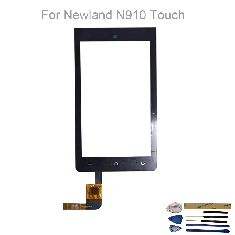 Original New Touch Screen Digitizer Glass Sensor Panel For Newland N910