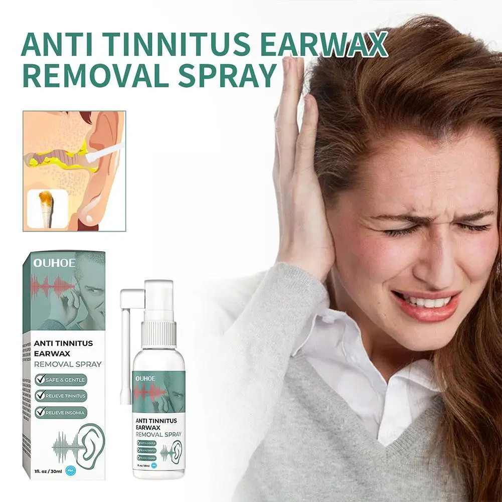 

30ml Ear Ringing Relieving Drops Relieve Deafness Tinnitus Care Ear Hearing Earache Oil Tinnitus Health Itching Hard Treatm N3S1