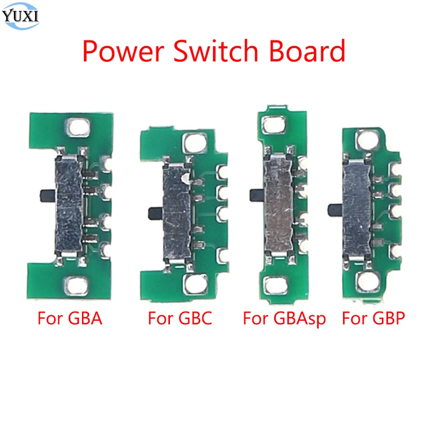 

YuXi For GBA SP GBC GBP Power On Off Switch Board for Gameboy Advance/Color/Pocket Power Switch Button Repair Part