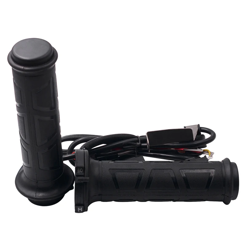 

12V 12W-24W Motorcycle Electric Handlebars Adjustable Temperature Grip Silicone Protective Cover for Handle Diameter 22Mm