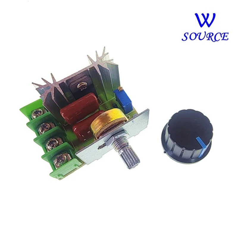1PCS 2000W Adjustable Motor Speed Controller Voltage Regulator AC Motor Speed Controller 50-220V 25A Dimming