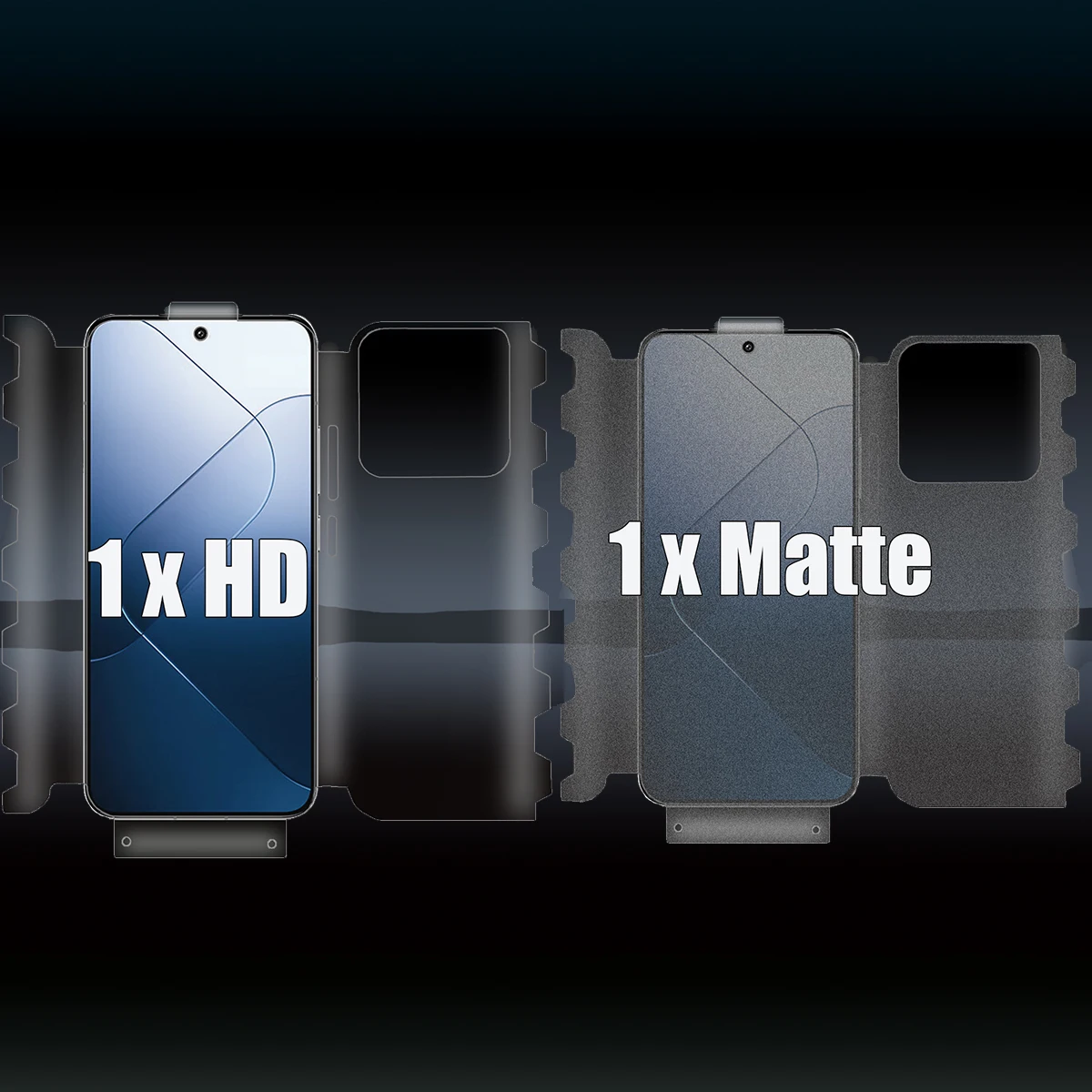 2 قطعة 360 ° كامل الجسم غطاء حامي الشاشة ل Xiaomi...