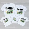 Safari Jungle Family Matching Tshirt Birthday Boy Party Clothes Personalized Funny Zoo elephant/sloth/lion Print T Shirt 1