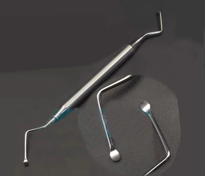 DentalSpoonExcavatorRestorativeImplantInstrumentDentalSpoonStainlessSteelDoubleEnds