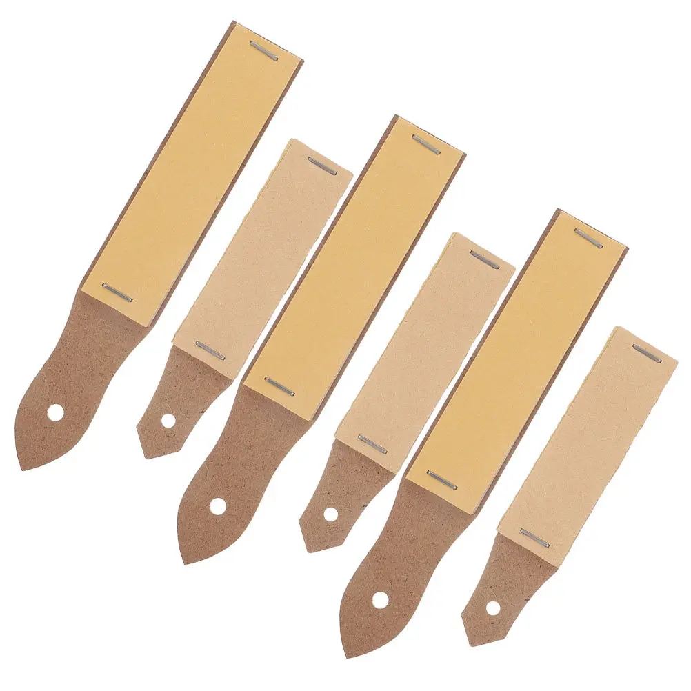 6Pcs 연필 팁 사포 전문 예술적 그림 용품 스케치 연마 블록 예술가 학교를위한 드로잉 도구