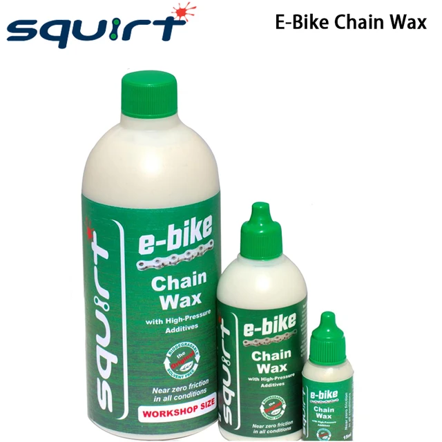 Squirt Cera de cadena para bicicleta eléctrica con aditivos de alta presión  para bicicletas eléctricas - Lubricante de cadena de bicicleta eléctrica