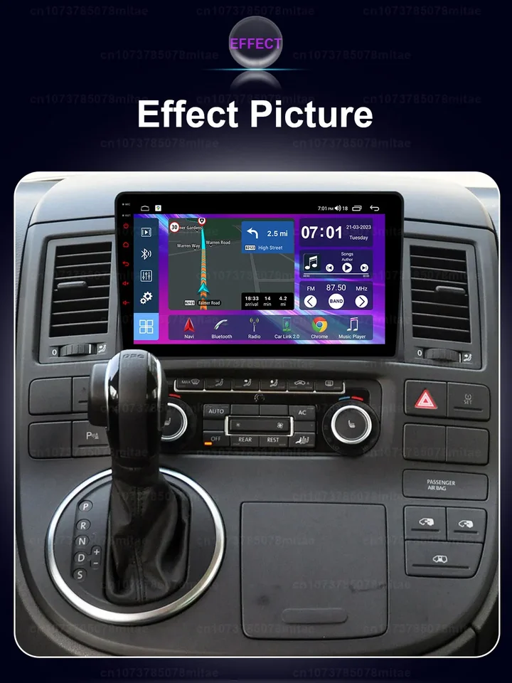 Caméra Sans Fil, Pour Vw, Pour Transporter T5, Pour Caravelle, Pour Caméra De Recul De Voiture