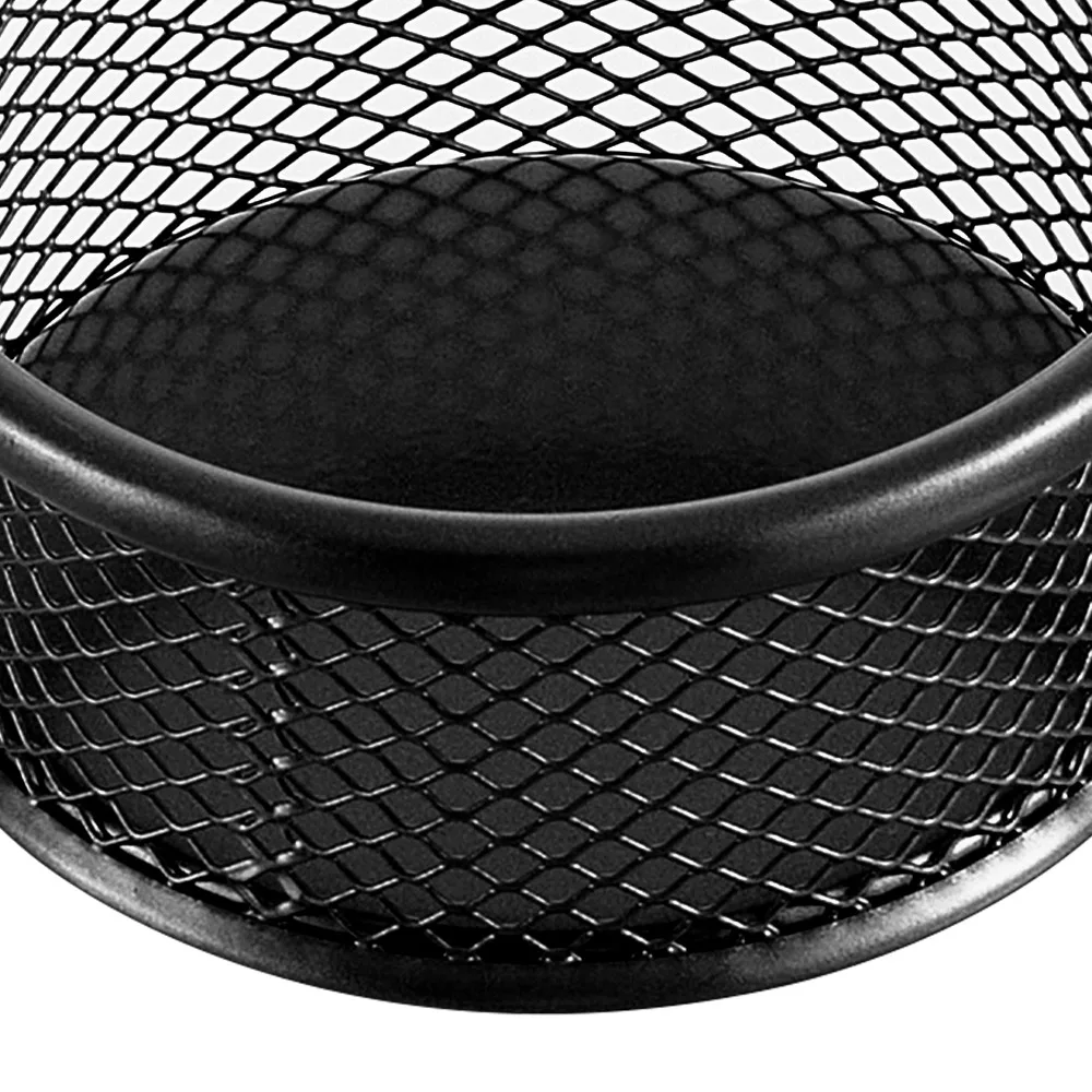 6Pcs Desktop Storage Box Metal Mesh Storage Rack Office Metal Desktop Organizers Pen Holder Set: 3 - 5 Days Free Delivery Only UK