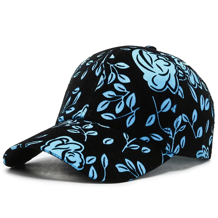2020 Simple Women's Baseball Cap Painting Embroidery Flower Girls Snapback Hats Woman Female Cap Mesh Summer Sun Hat Man Gift
