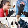 1 Pair Arthritis Compression Copper ion Gloves,Relieve Hand Pain Swelling&Carpal Tunnel Fingerless for Typing,Support for Joints 6