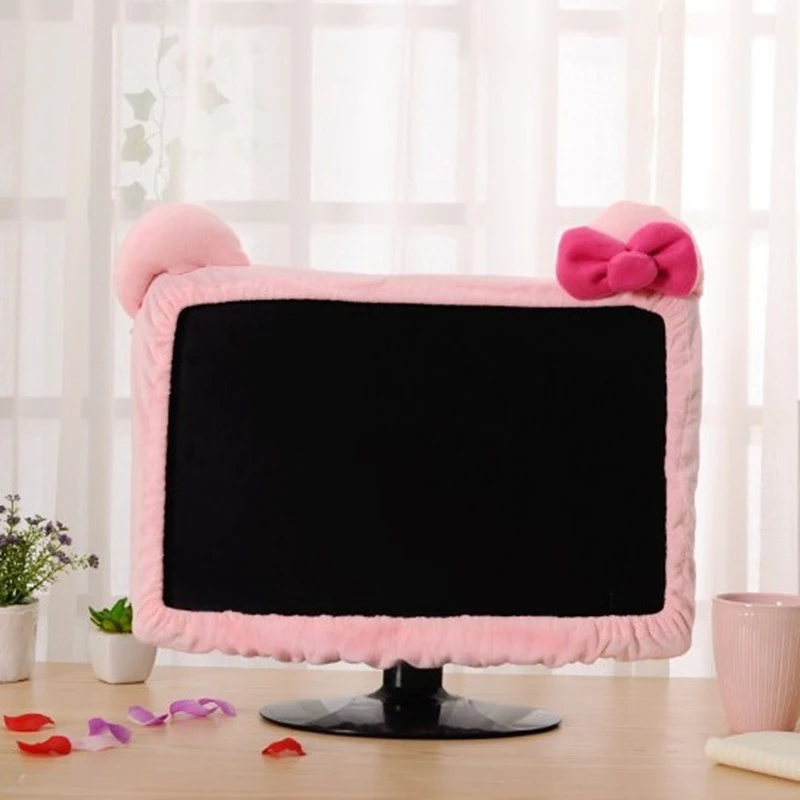 Monitor Dust Cover Protective Cover Cute Dust proof Computer