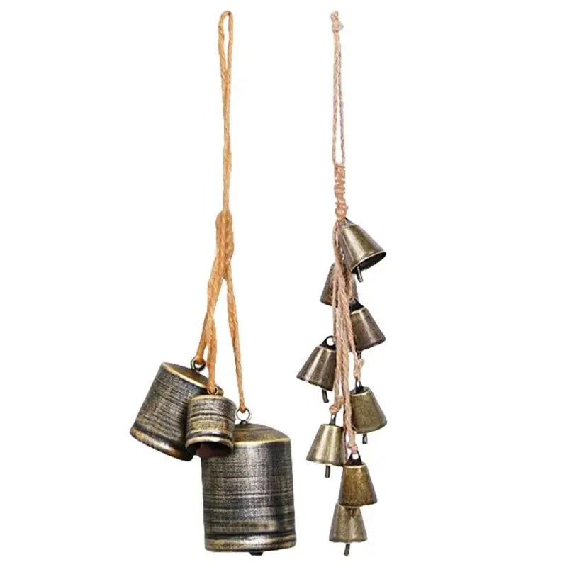 Christmas Cow Bells Rustic Harmony Bell Vintage Christmas Bells with Crisp Sound for Front Door Wreath Tree Decoration christmas decorations jingle bells christmas bell cow bells