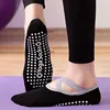 Breathable Towel Bottom Yoga Socks Women Silicone Non-Slip Bandage Pilates Sock Ladies Ballet Dance Fitness Workout Cotton Socks 5