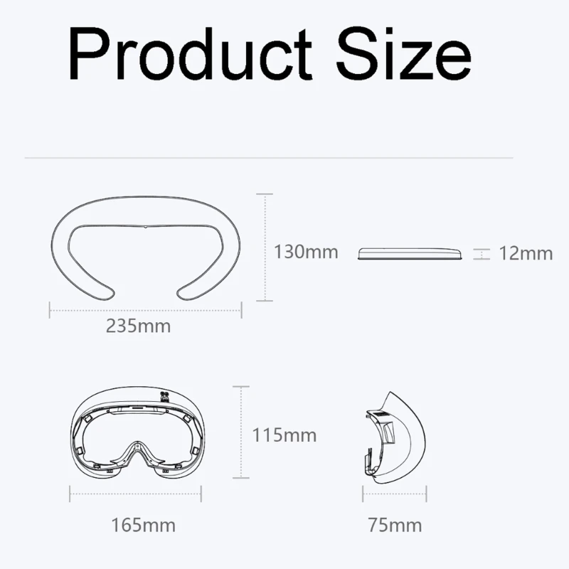 VR Face Interface Bracket Sponge Face Pad Replacement for