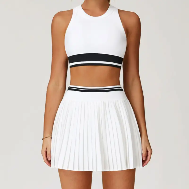 Yoga Outfits 2PCS Gym Set Women Tracksuit Yoga Bra Workout Short Sleeves High Waist Shorts Sports Set Fitness Clothes Sportswear - Image 3
