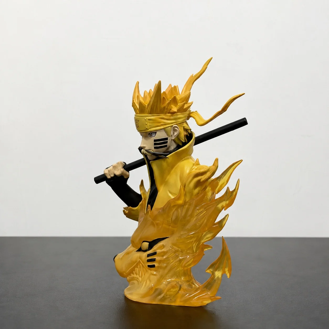 Naruto & Sasuke Anime Figure Bust - PVC Statue Desktop Ornament Collectible Toy Gift