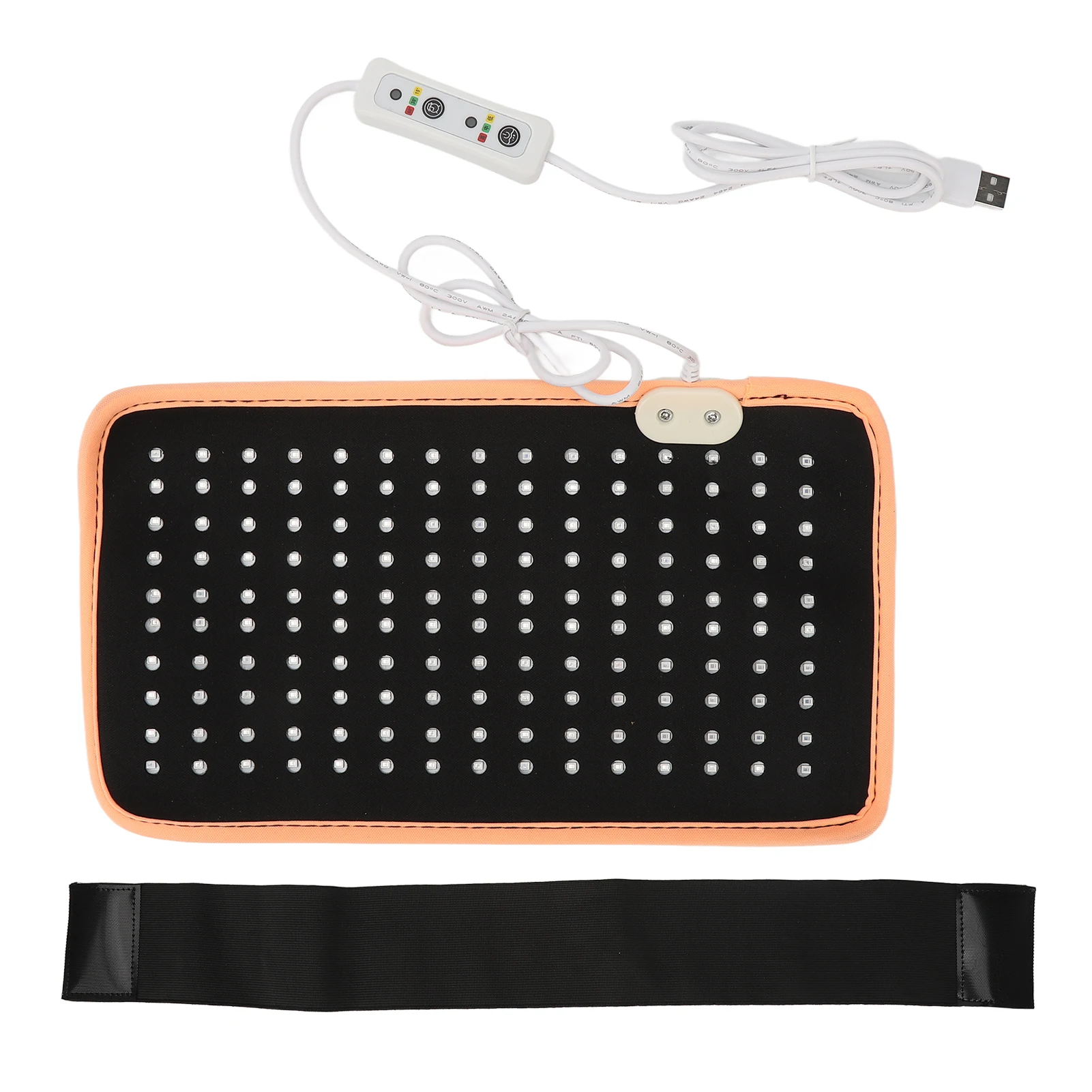 

Red LED Light Wrap Belt Reduce Pain Red Infrared LED Wrap Prostatic Treatment Light Chips 3 Modes Wearable for Shoulder