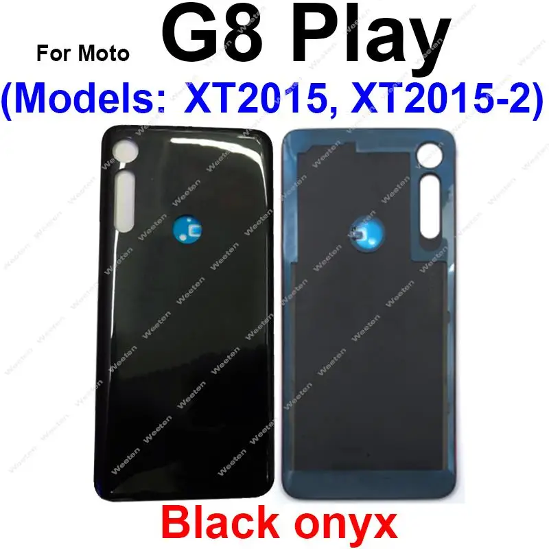 Фото Задняя крышка батарейного отсека для Motorola Moto G8 G8 Play G8 Plus G8 Power Lite, Бразильская версия, задняя крышка батарейного отсека №3