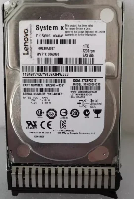 

Жесткий диск hdd для Lenovo IBM 00AJ087 1 ТБ 7,2 K SAS 6 ГБ 2,5 G3 00AJ090 00AJ086