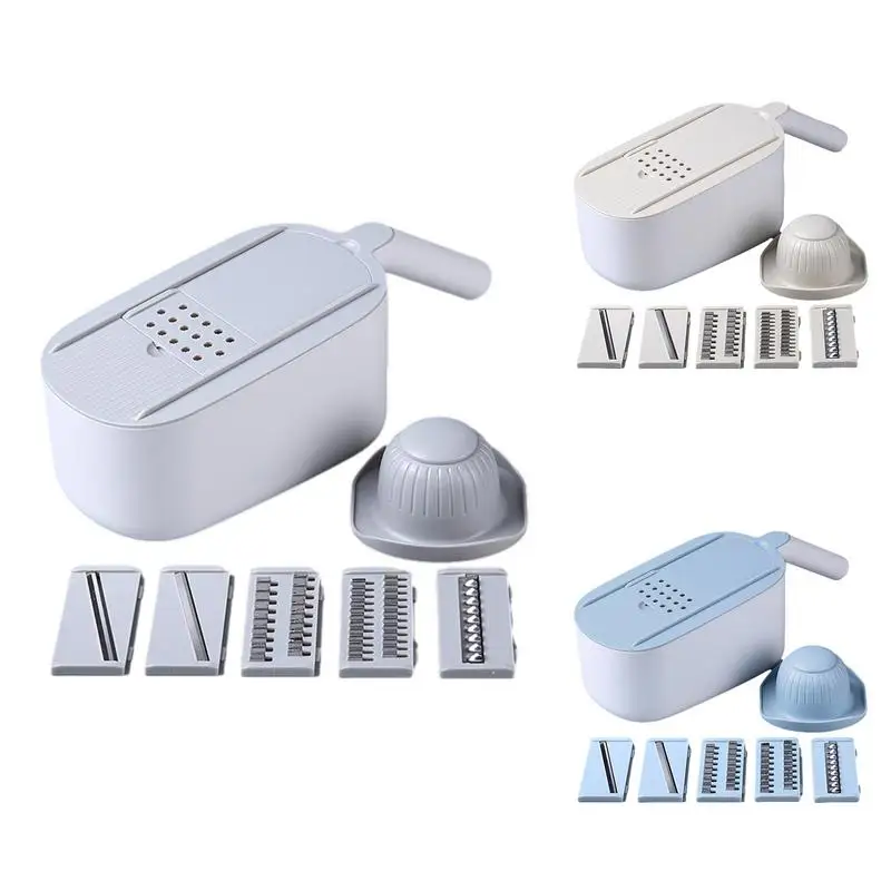 

Овощерезка, бытовая многофункциональная овощерезка, терка для картофеля с контейнером, не скользит