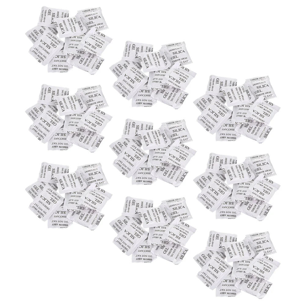 Silica Gel Desiccant Moisture Absorber Bags 100 Pcs Hygroscopic Agent Efficient Powder Humidity Absorbing Anti