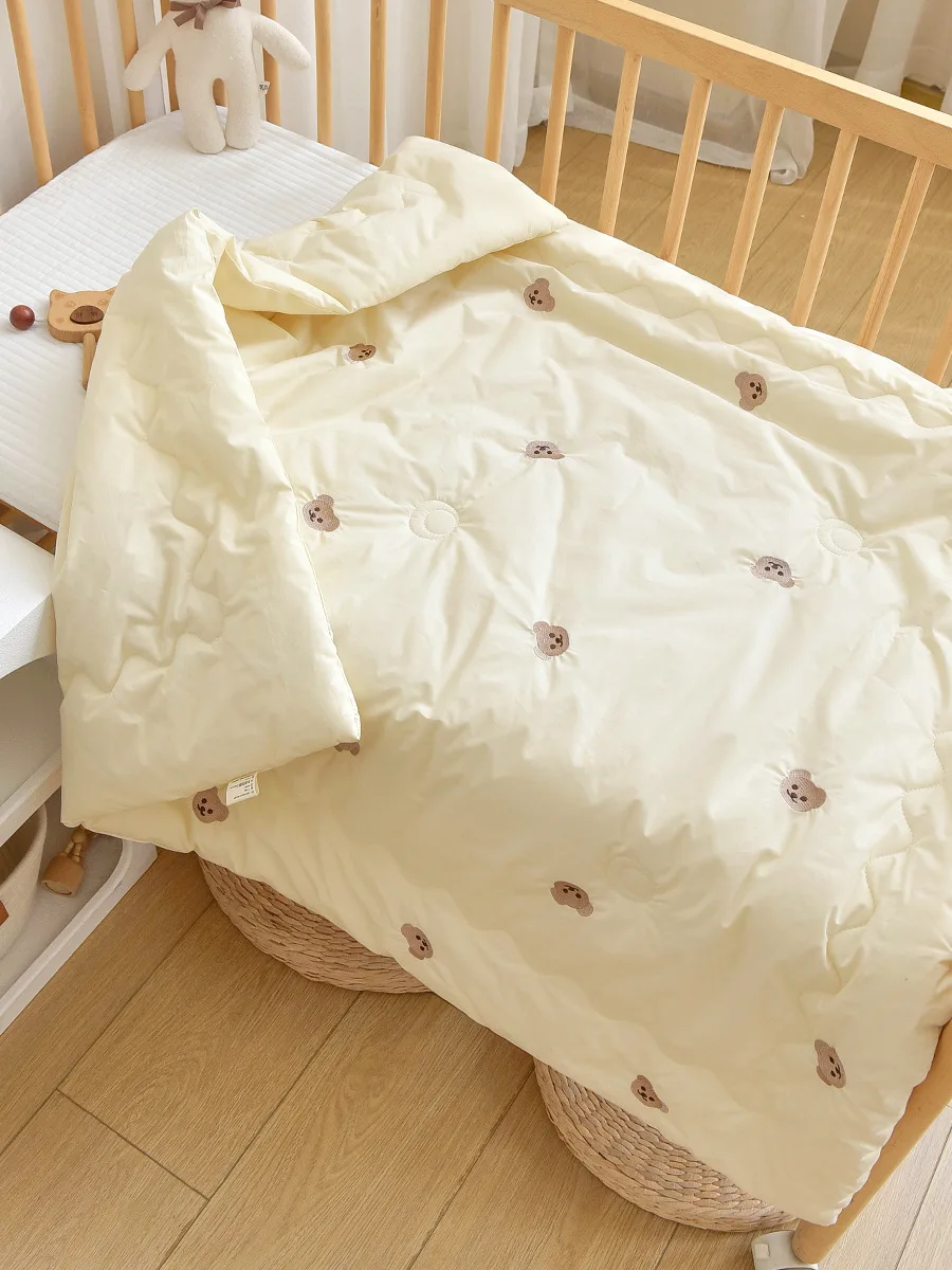 Baby Cotton-Padded Quilt Thickened for Autumn and Winter Newborn Blanket Kindergarten Children Nap Blanket CJ298