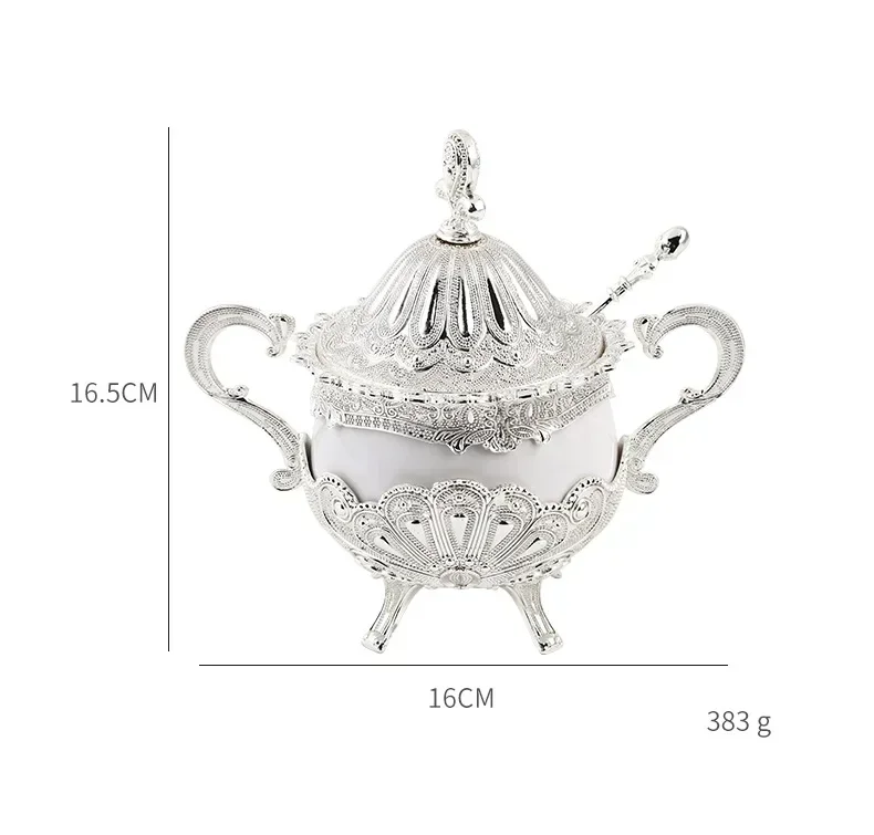 Description Picture 4 of itemEuropean Creative Fashion Sugar Cup Seasoning Bottle Restaurant Kitchen Daily Necessities Ornament Sugar Cube