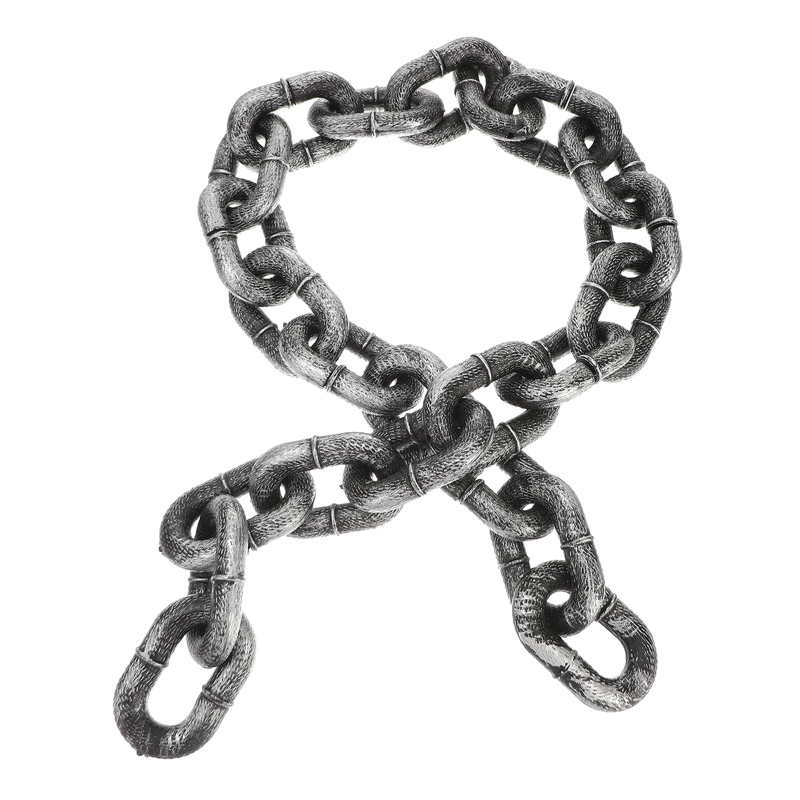 

1/2M Halloween Simulation Chain Plastic Shackles Barrier Chain Performance Stage Props Party Layout Decoration