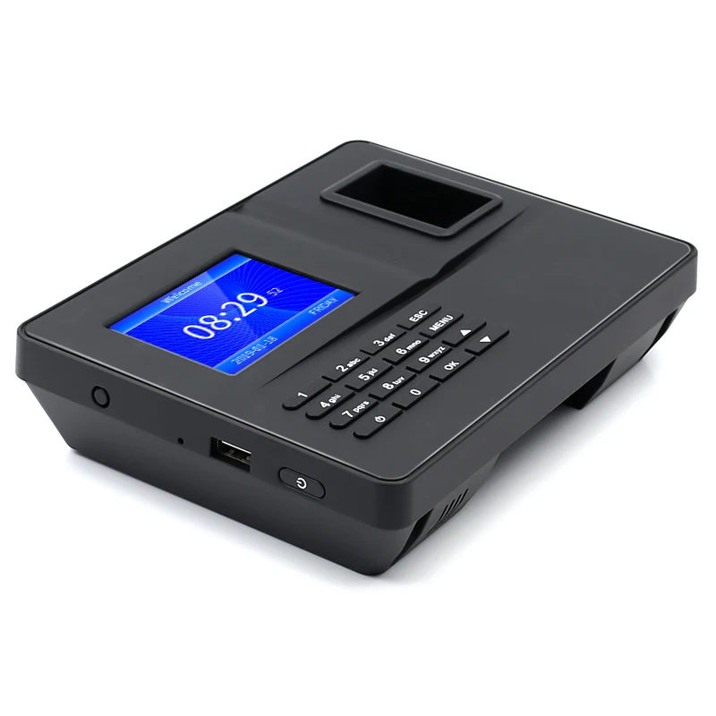 Biometric TFT LCD Display USB Time Clock Employee Checking-in Recorder Fingerprint time attendance machine