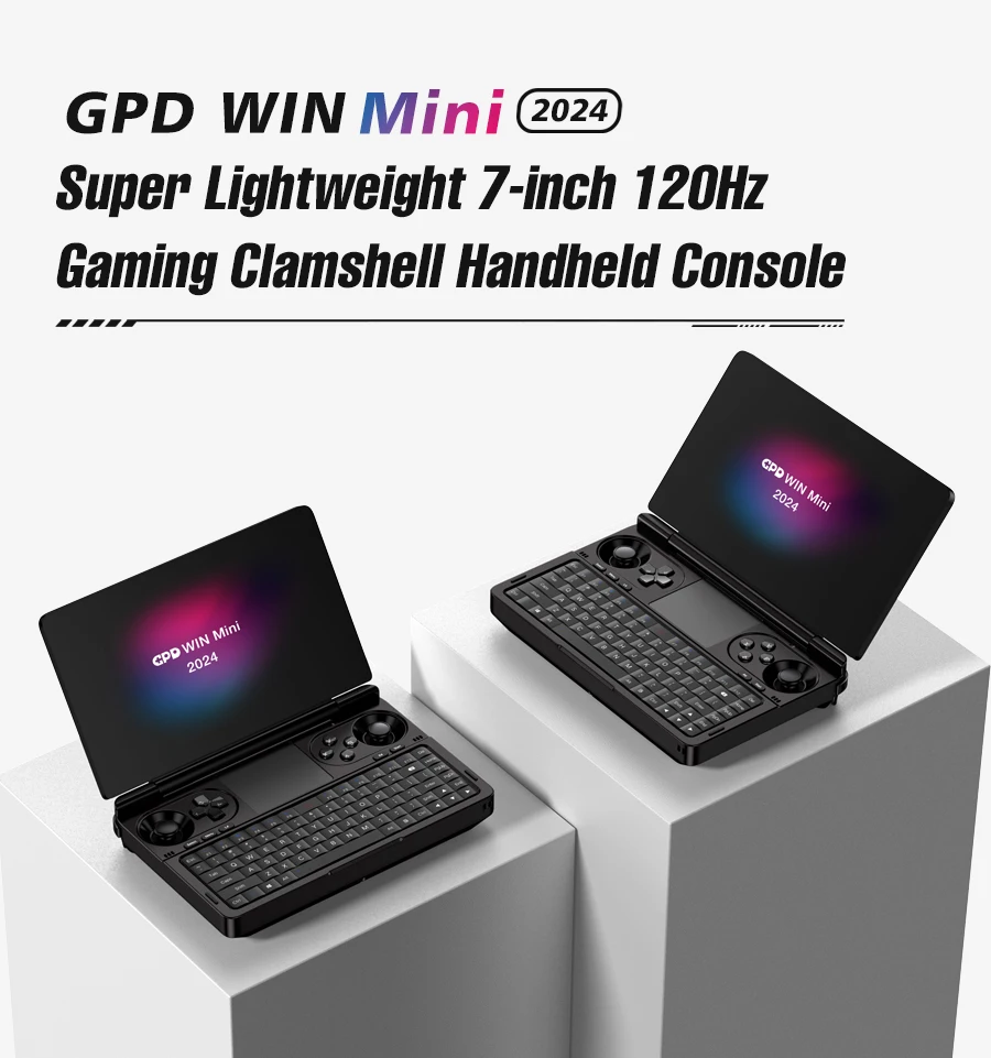 Original GPD Win Mini Handheld Gaming Laptop AMD R yzen 7 7640U/8840U 7 inch Mini Pocket Gaming Laptop