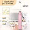Wireless Handheld Egg Beater, Cappuccino Frother Mixer, Mini Electric Milk Foamer, Coffee Whisk, Battery Powered 3