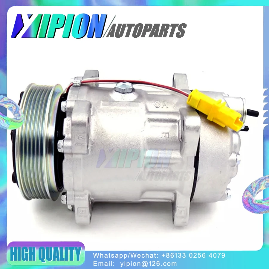 

Sanden 7V16 Auto Air AC Compressor For Car Citroen/Fiat/Lancia/Peugeot 6453LX 6453JN 6453LR 9646416780 1240 1228F 1805 1268