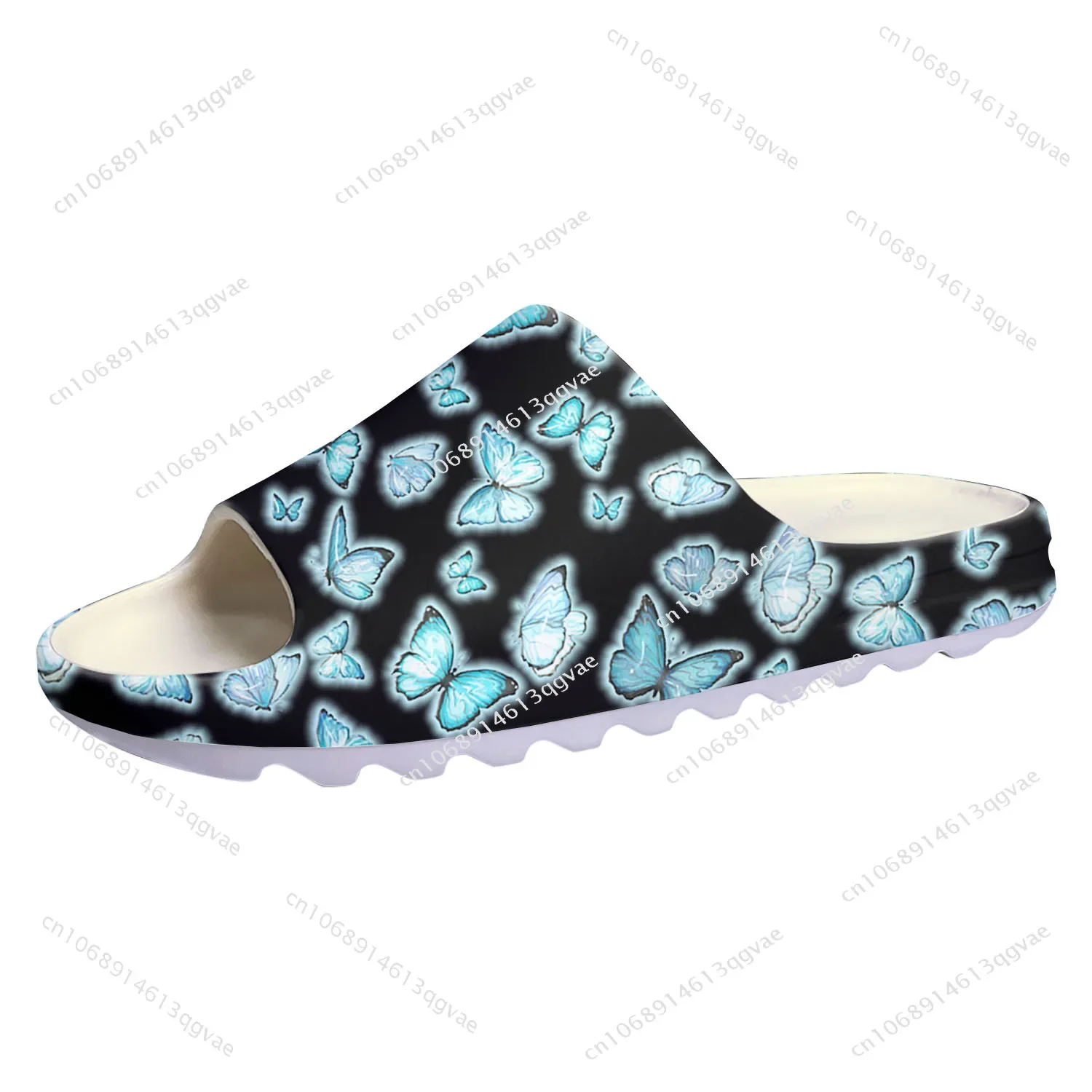 Butterfly Prints Soft Sole Sllipers Home Clogs Customized Water Shoes Mens Womens Teenager Stepping on Shit Bathroom Sandals