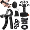 5-60kg Adjustable Hand Grip Strength Strengthener Trainer Full Set With Counter Wrist Forearm And Hand Exerciser For Muscle 1