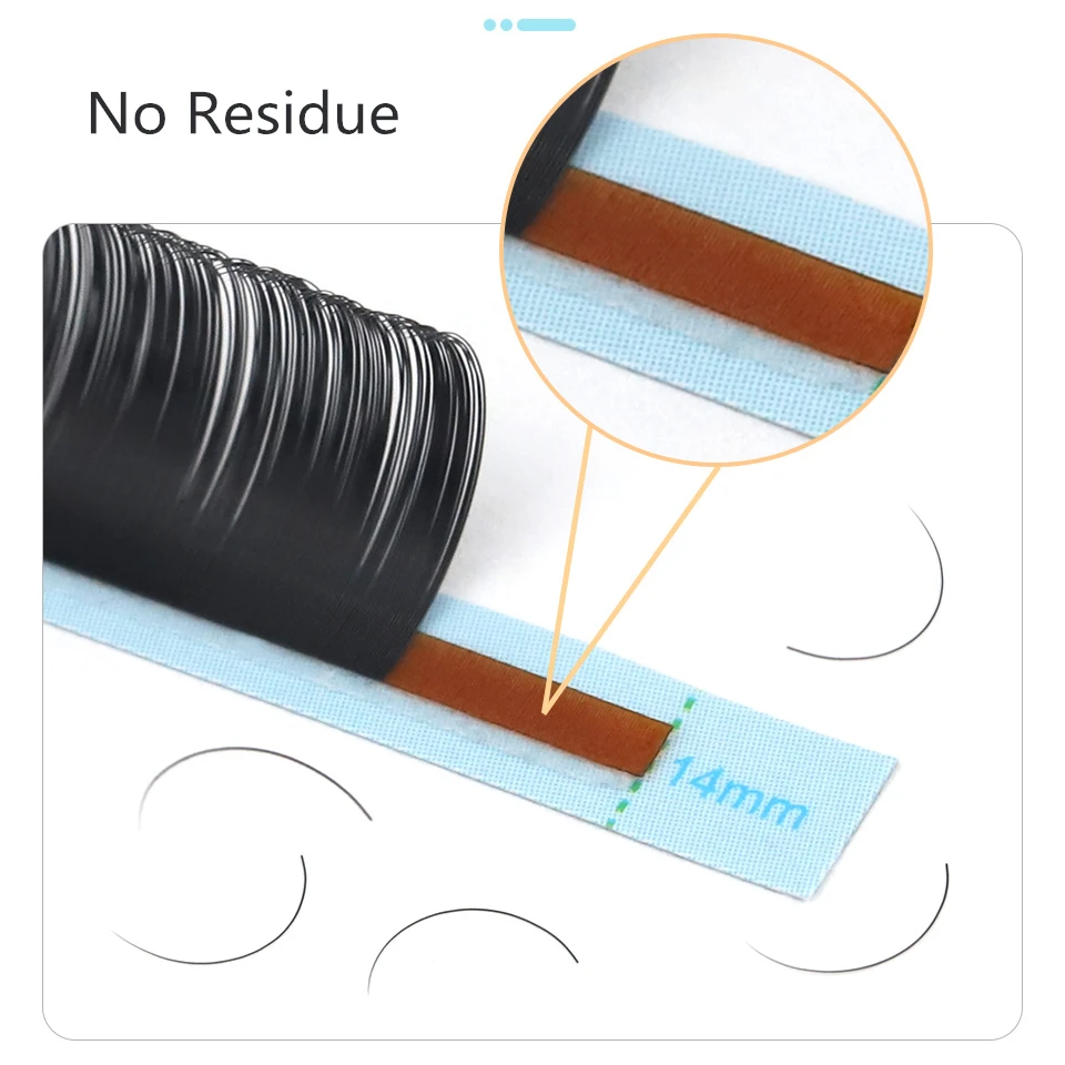 16Rows Eyelash Extensions Individual 5-25mm Faux Mink Russian Volume Lashes Eyelash Extension Lashes For Extension Makeup