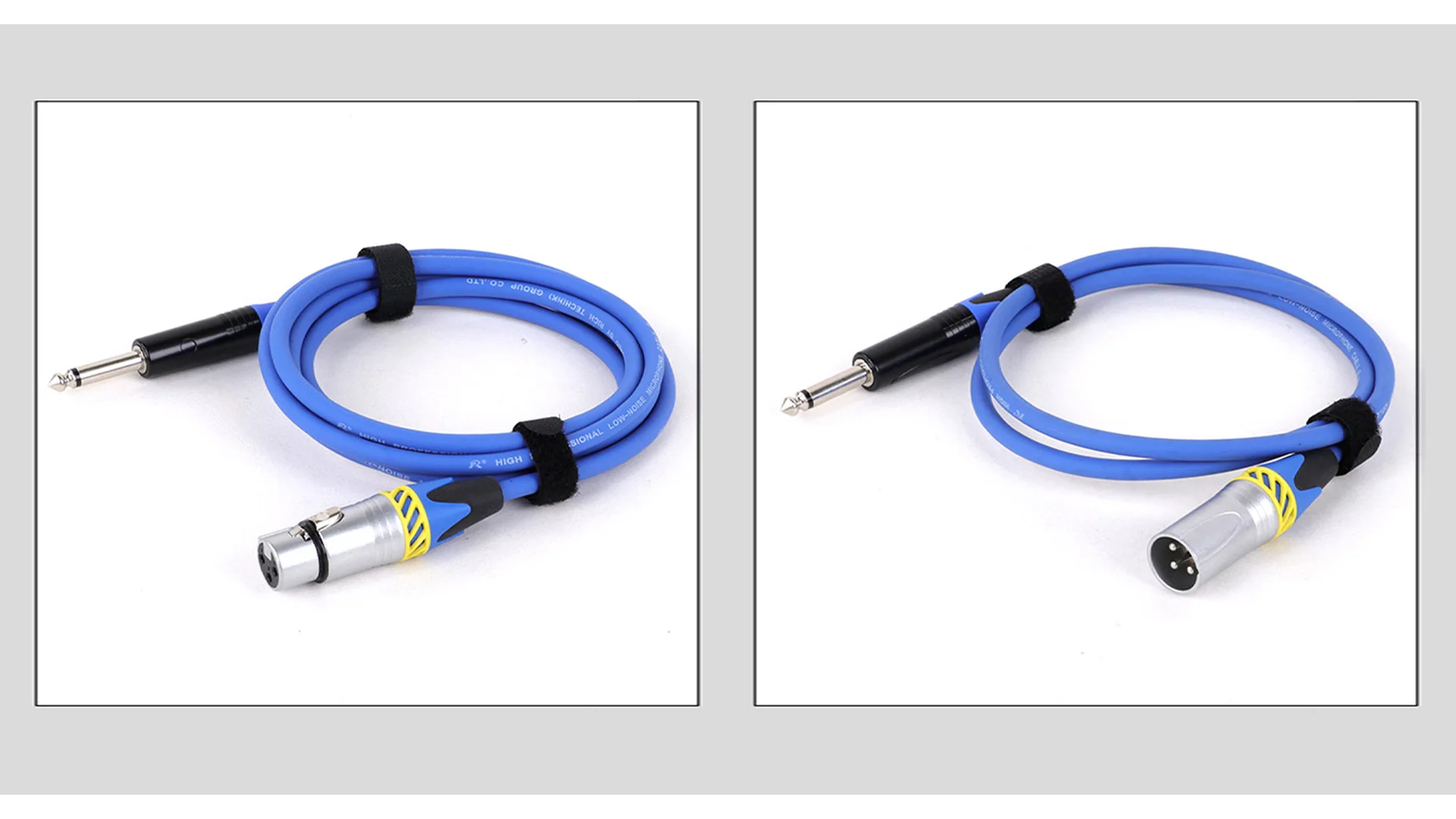 Hochwertige 6,35mm(1/4) Mono-Stecker-Buchse an Stecker/Buchse 3-polig xlr ofc Audio geflochten abgeschirmt für Mikrofon mischer Verstärker usw. – Detail 6
